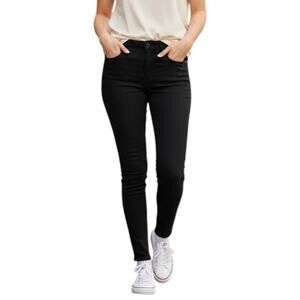 ZARA Basic Denim Black Low Rise, Skinny Jeans, US10